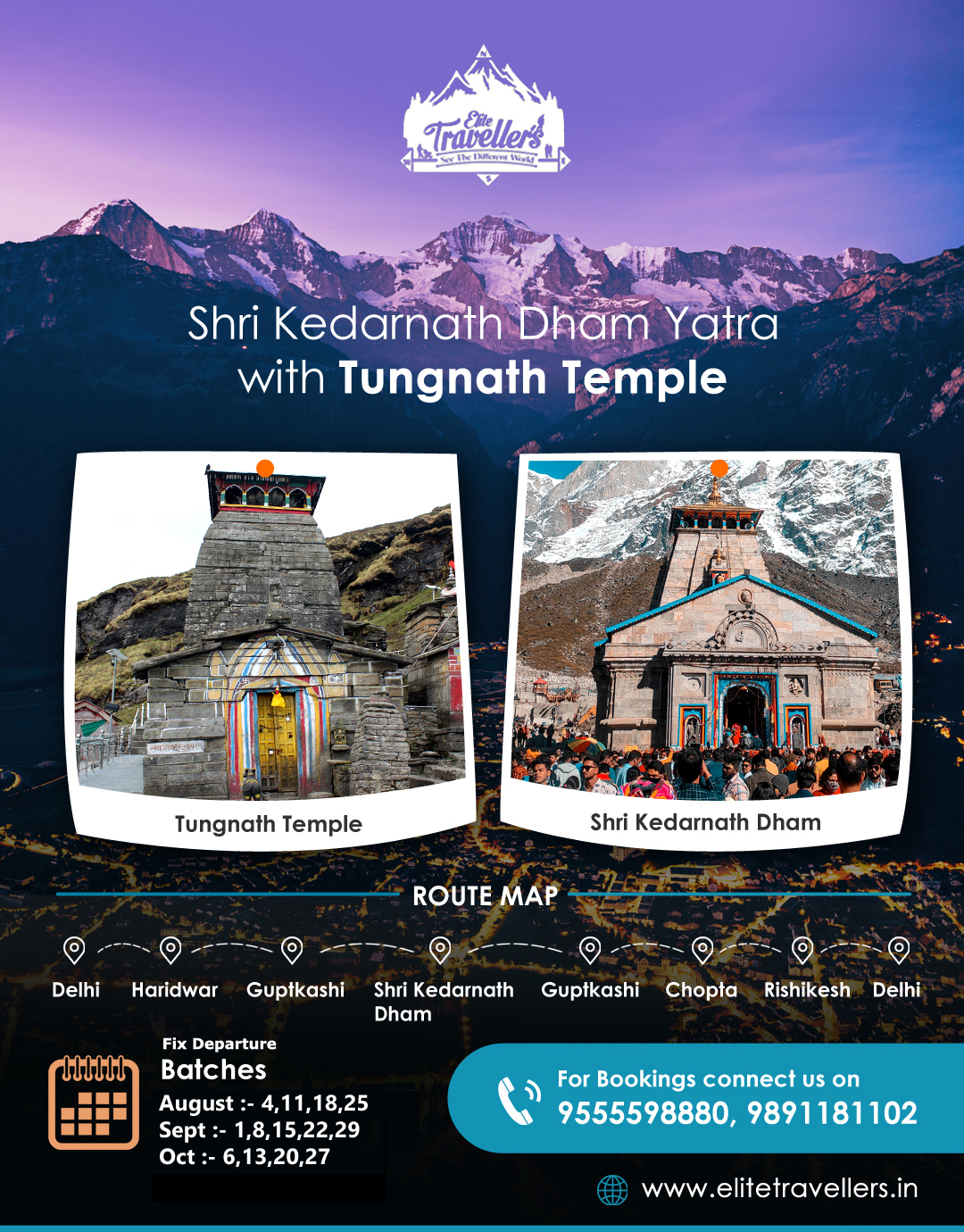 Shri Kedarnath Dham And Tungnath Temple